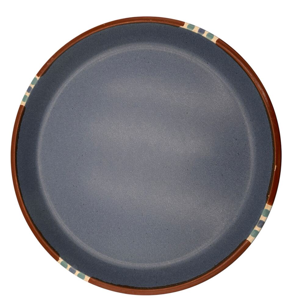 Dansk Blue Mesa Vintage Southwestern 10.5" Stoneware Dinner Plate